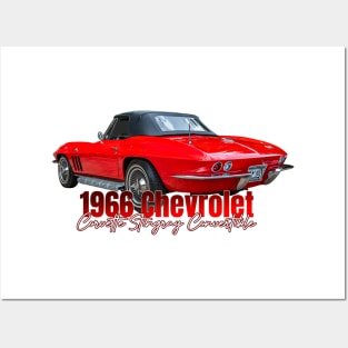 1966 Chevrolet Corvette Stingray Convertible Posters and Art